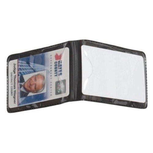 Black Shielded Magnetic Badge Holder Image 1