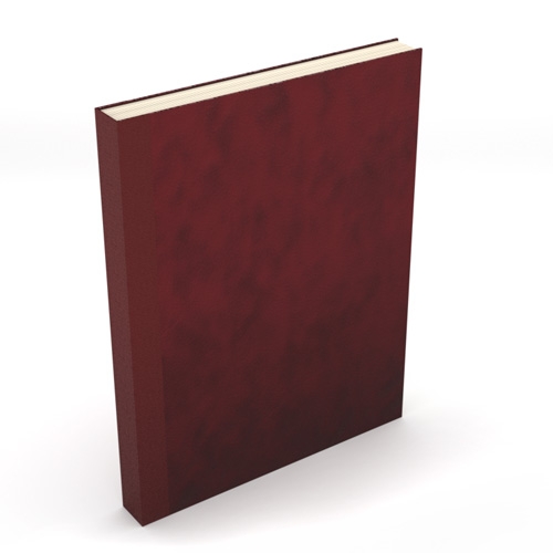Powis Parker Fastback Easyback 8.5" x 11" Maroon Suede Hardcovers - 50 Pieces (EBSHMR8511) Image 1