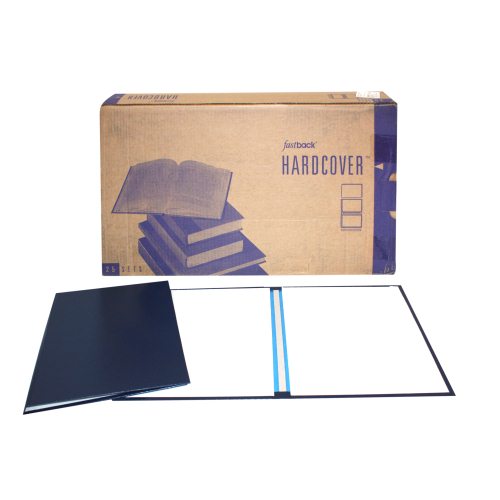Powis Parker Fastback Dark Blue 8.5" x 11" Composition Hard Covers (HJCD) Image 1
