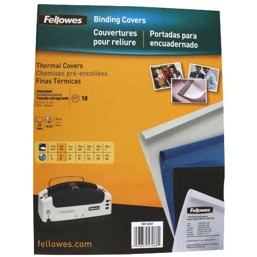 new-fellowes-1-8-black-linen-thermal-binding-covers-10pk-free