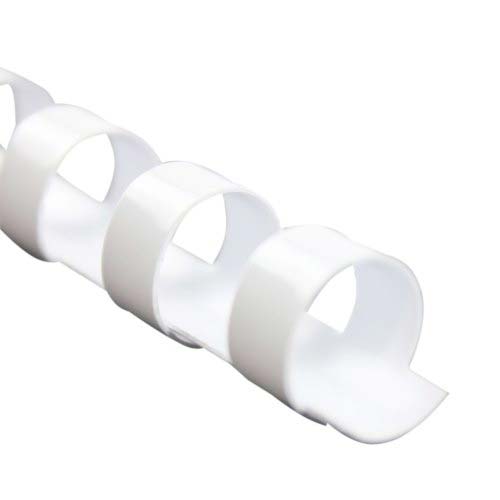 white plastic binding