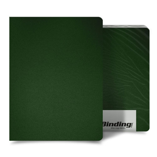 Forest Green 35mil Sand Poly 8.75" x 11.25" Binding Covers - 25pk (MP35875X1125FG) Image 1