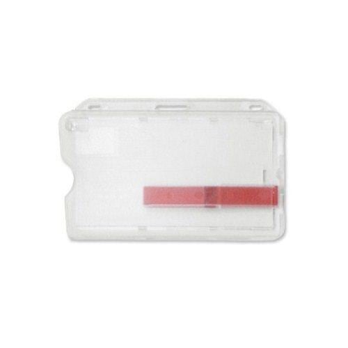Frosted Horizontal 1-Sided Access Card Dispenser - 50pk (1840-6410), Id Supplies Image 1