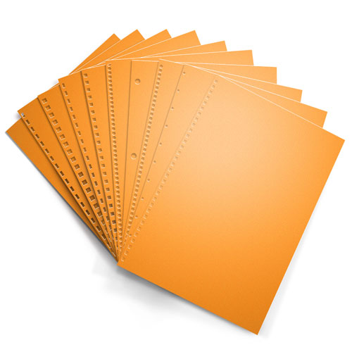 Galaxy Gold Astrobrights 24lb Punched Binding Paper - 500 Sheets (PPP24ABGGO) Image 1