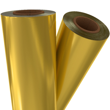 Gold Matte Metallic 12" x 100' Laminating / Toner Fusing Foil (GLD-90-12), Pouches Image 1