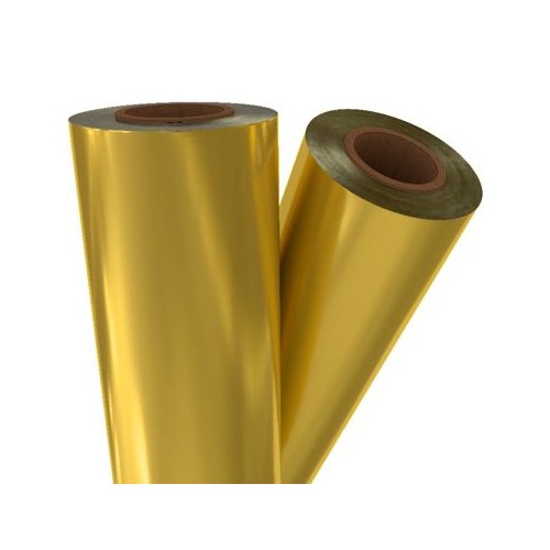 Gold Matte Metallic 12" x 500' Toner Fusing/Sleeking Foil - 3" Core (GLD-90-3-12) Image 1