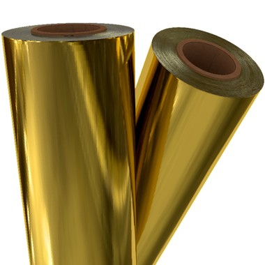 Gold Metallic 12" x 100' Laminating / Toner Fusing Foil (GLD-80-12) Image 1