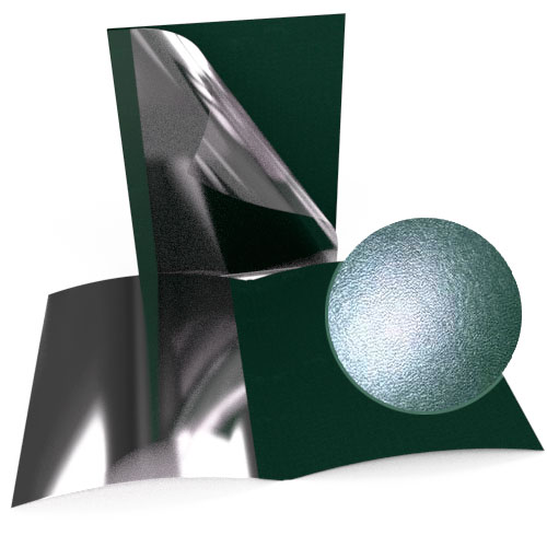 3/8" Green Leatherette Regency Clear Front Thermal Covers - 100pk (SO800T380GRC) - $186.89 Image 1