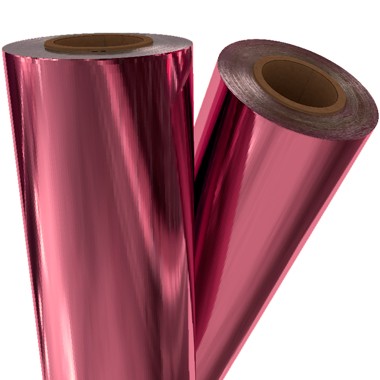 Hot Pink Metallic 24" x 500' Laminating / Toner Fusing Foil (PNK-50-24)