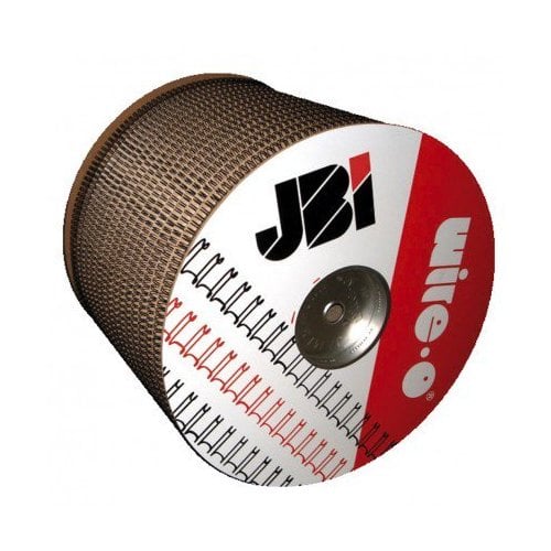 James Burn Wire-O 7/16" White 3:1 Pitch Double Loop Ring Wire Spool (32000 Loops) (91JB716SPLWH) Image 1