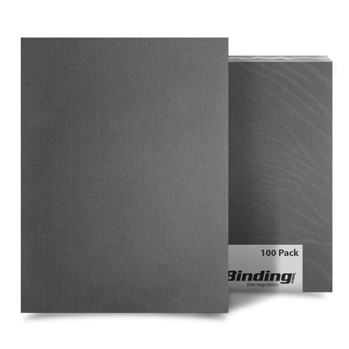 Dark Gray Linen 8.5" x 14" Legal Size Covers - 100pk (MYLC8.5X14GY)