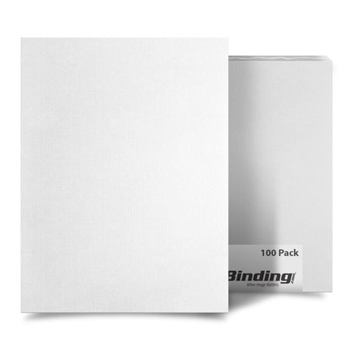 White Linen 11" x 17" Covers - 100pk (MYLC11X17WH), Covers Image 1