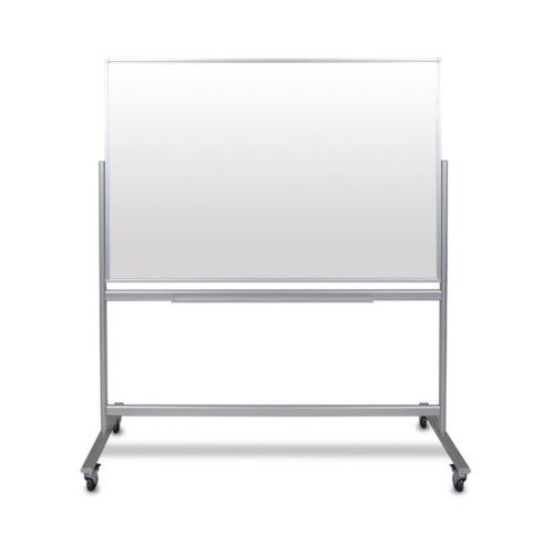 Luxor 60" x 40" Double-Sided Mobile Magnetic Glass Whiteboard (MMGB6040) - $473.61 Image 1