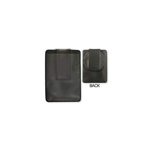 Black Magnetic Single Pocket Vertical Badge Holder With Circular Flap - 50pk (MYBP501R) Image 1