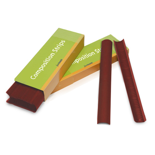 Powis Parker Maroon 11" Narrow Fastback Composition Strips (NA131) - $43.49 Image 1