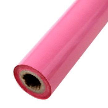 6" x 200' Matte Hot Pink Hot Stamp Foil Roll (1/2" Core) (MYBF1616X200F) - $46.39 Image 1