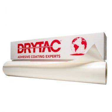 Drytac Clear MediaTac 25.5" x 164' Pressure Sensitive Aqueous Adhesive (PSA26-25164) Image 1