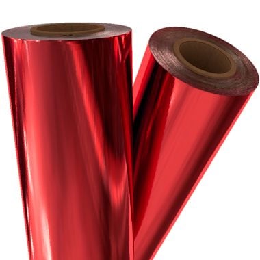 Medium Red Metallic Toner Fusing/Sleeking Foil - 3" Core (RED-40-3) - $125.99 Image 1
