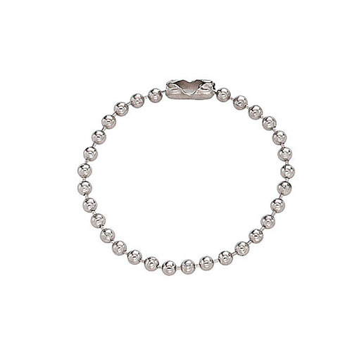 Silver 4" NPS Beaded Chain - 1000pk (MYID24501050), MyBinding brand Image 1