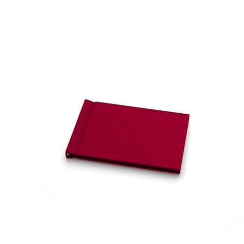 Pinchbook 4" x 6" Landscape Red Cloth Photobook Hardcovers - 10pk (PB46RDCLLNW) Image 1