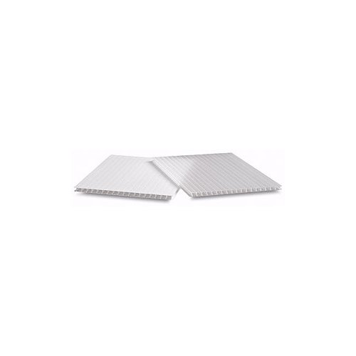Polar Pressure Sensitive Corrugated Plastic Pouch Boards - 18.5" x 12" Gloss White 10pk (80PPBCWG1812) Image 1