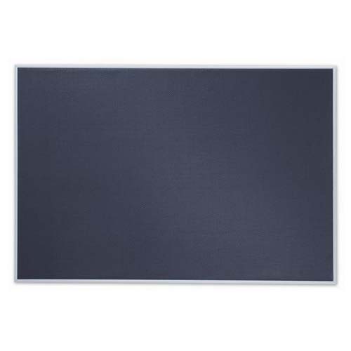 Quartet Gray Matrix 23" x 16" Modular Grey Bulletin Board with Aluminum Frame (QRT-B2316) Image 1