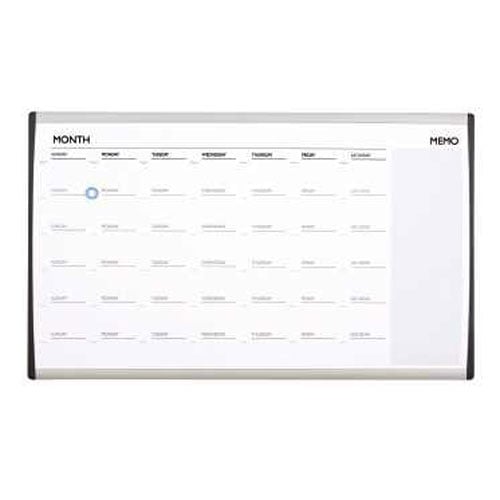 Quartet 30" x 18" ARC Magnetic Whiteboard Calendar ARCCP3018 (QRT-ARCCP3018)