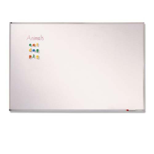Quartet 4' x 10' Porcelain Magnetic Classroom Whiteboard (QRT-PPA410) - $470.29 Image 1