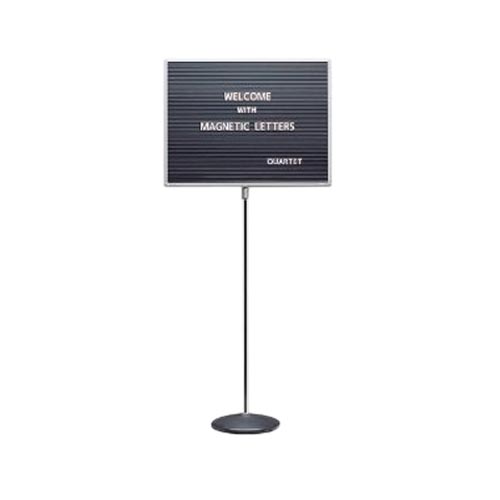 Quartet Adjustable Single Pedestal Letter Board (QRT-792M)