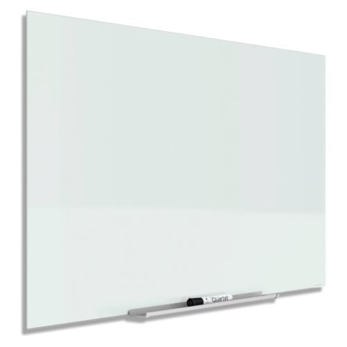 Quartet InvisaMount 39" x 22" Magnetic Glass Dry-Erase Board (QRT-G3922IMW) Image 1