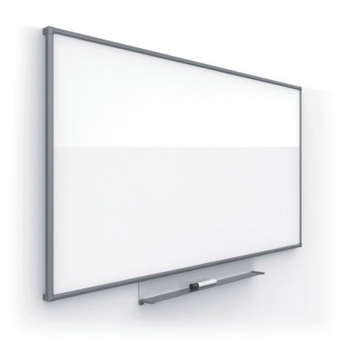 Quartet Silhouette Nano-Clean Magnetic Whiteboard with Charcoal Aluminum Frame (QRT-SILNANOCHA) Image 1