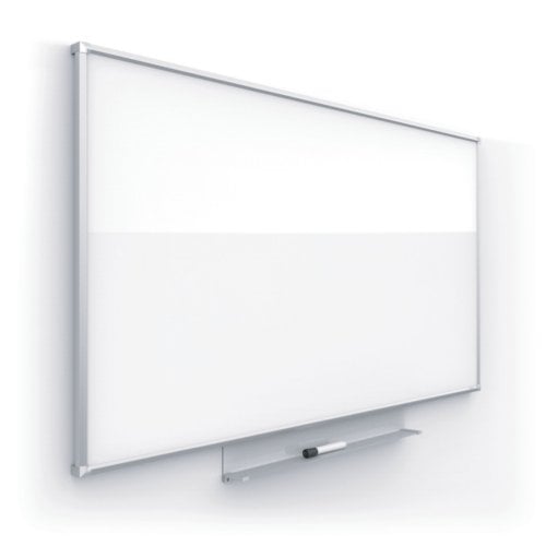 Quartet Silhouette 85" x 48" Nano-Clean Magnetic Whiteboard with Silver Aluminum Frame (QRT-CM8548)