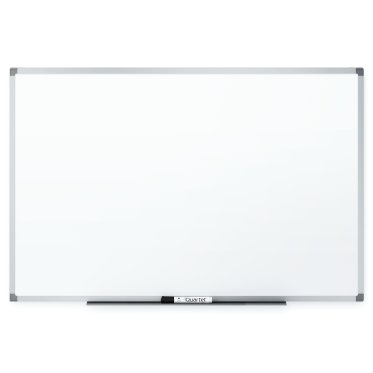 Quartet Standard DuraMax Porcelain 4' x 3' Whiteboard with Silver Frame (QRT-85516) - $197.19 Image 1