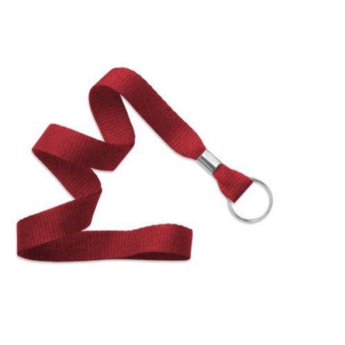 Red Microweave Lanyard with NPS Bulldog Clip - 100pk (2136-3556) Image 1
