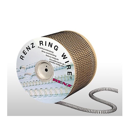 Renz 1-1/4" 2:1 Pitch Double Loop Ring Wire Spool (RZW21SP-114), Renz brand Image 1
