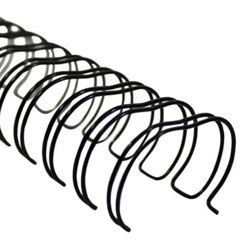 Renz Premium 1" Black 2:1 Twin Loop Ring Wire - 100pk (RZ100BK) - $90.58 Image 1