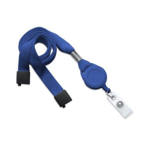 Royal Blue Break-Away Lanyard Badge Reel Combo - 100pk (MYID21387004) - $176.09 Image 1