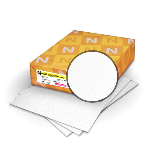 Neenah Paper Royal Sundance Felt Ultra White 8.5" x 11" 110lb Covers - 50pk (FC85X11UW440) - $40.29 Image 1