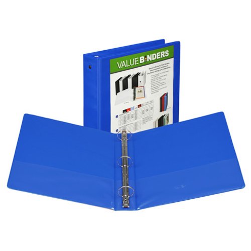 Samsill Cobalt Economy Insertable Round Ring View Binder (SCEIRRVB) Image 1