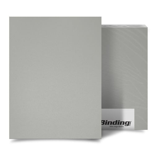 Light Gray 35mil Sand Poly 8.5" x 11" Binding Covers - 25pk (MP3585x11LGY) Image 1