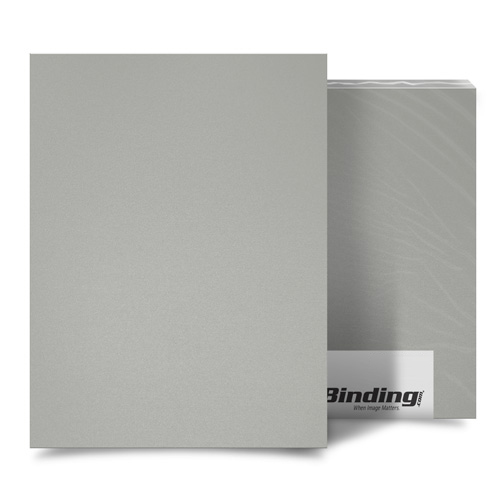 Light Gray 35mil Sand Poly 8.75" x 11.25" Binding Covers - 25pk (MP358751125LGY) Image 1