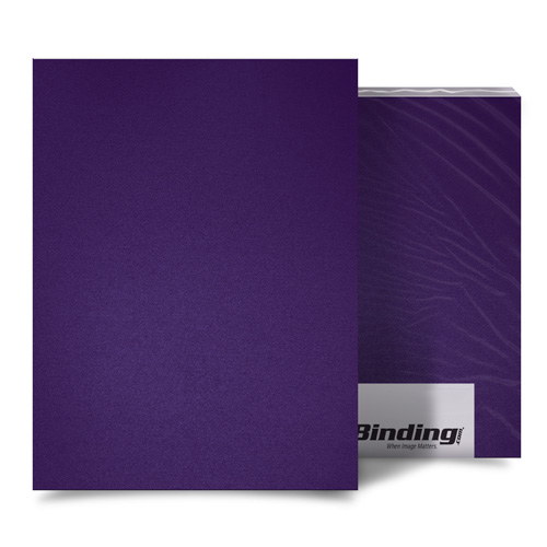 Purple 23mil Sand Poly 8.5" x 14" Binding Covers - 25pk (MYMP238.5X14PU), Covers Image 1