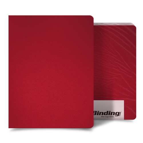 Red 35mil Sand Poly 8.75" x 11.25" Binding Covers - 25pk (MP35875X1125RD) Image 1