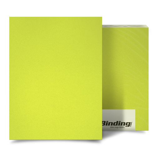Yellow 35mil Sand Poly 8.5" x 11" Binding Covers - 25pk (MYMP358.5x11YE)