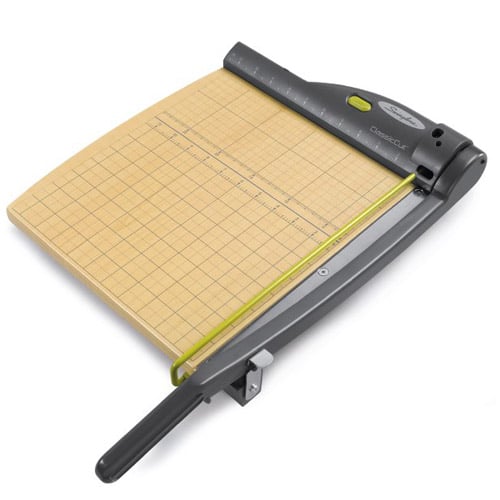 Wood Base Laser Guillotine Paper Cutter Image 1