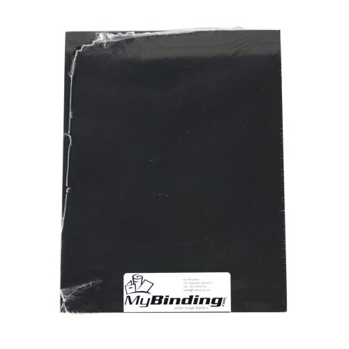 Fibermark Touche Black 8.5" x 11" Soft Touch Covers - 100pk (FM33049A) Image 1