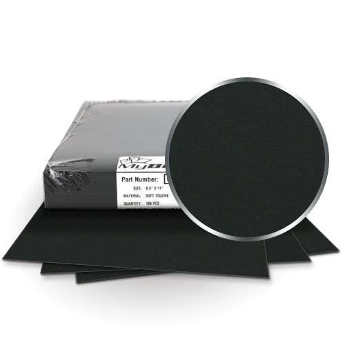 Fibermark Touche Black Soft Touch Covers (13pt) (MYTSTCBK13) - $69.69 Image 1