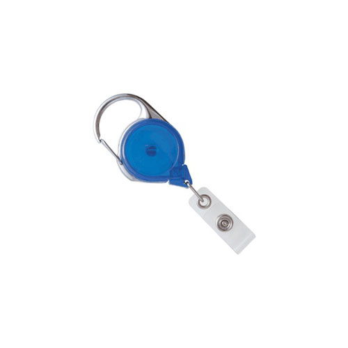 Blue Carabiner Badge Reel Image 1