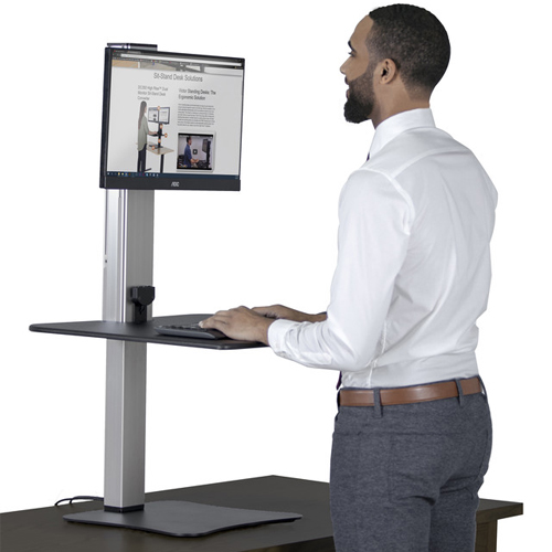 Victor Technology High Rise Electric Single Monitor Standing Desk (DC400) - $454.26 Image 1