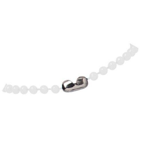 White Colored Plastic 38" Beaded Neck Chains - 100pk (MYID21304008) Image 1